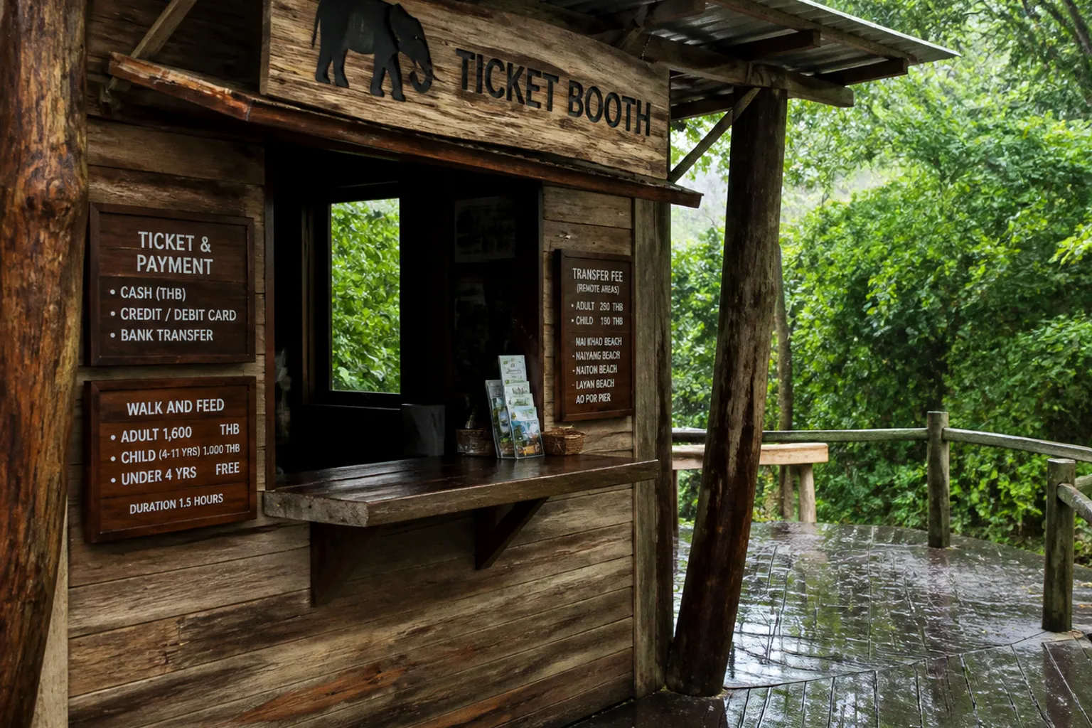 Bukit Elephant Park in Phuket: Ticketkauf und Buchungswege