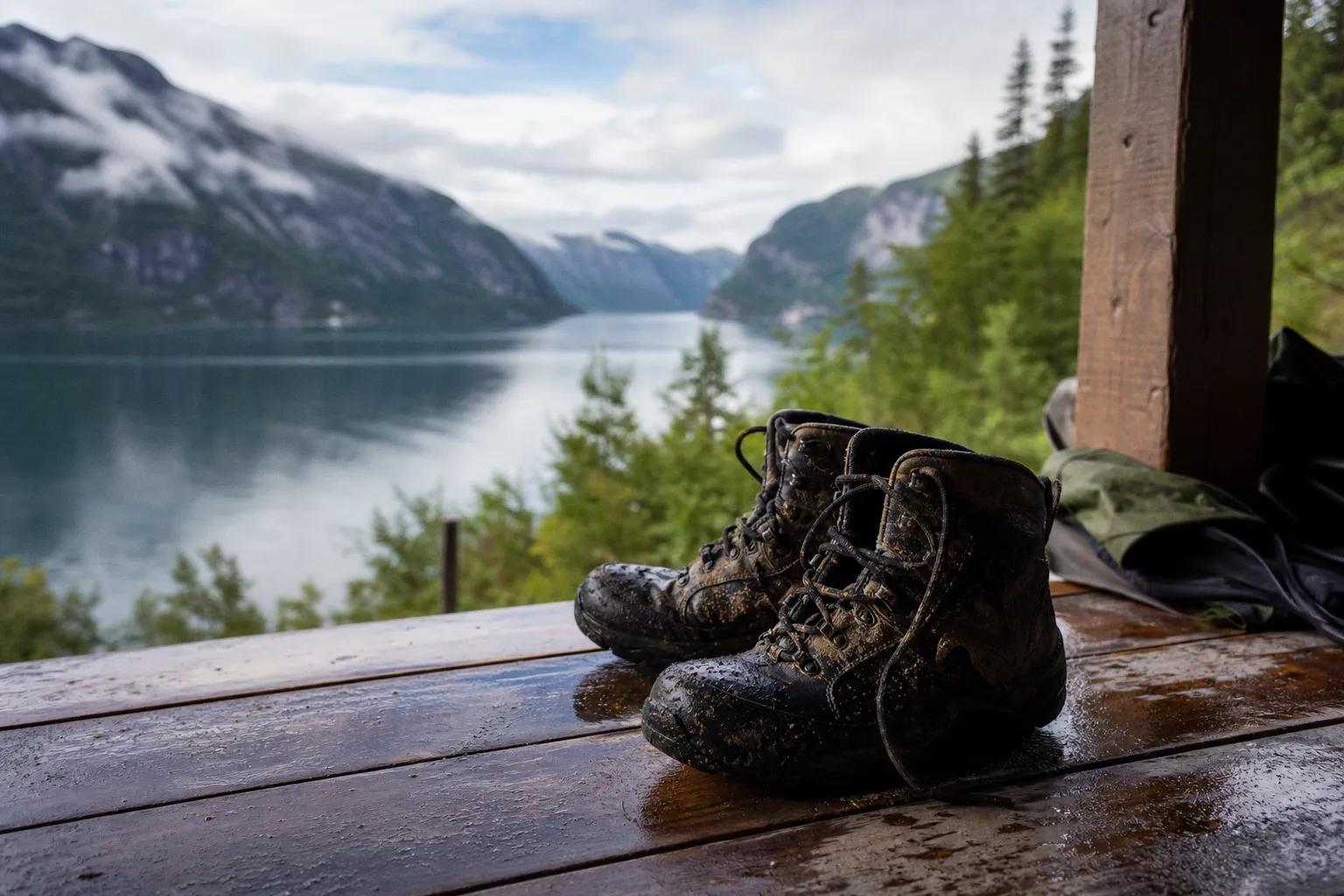 Fjordwanderungen bei Regen: Die richtige Ausrüstung für Nässe