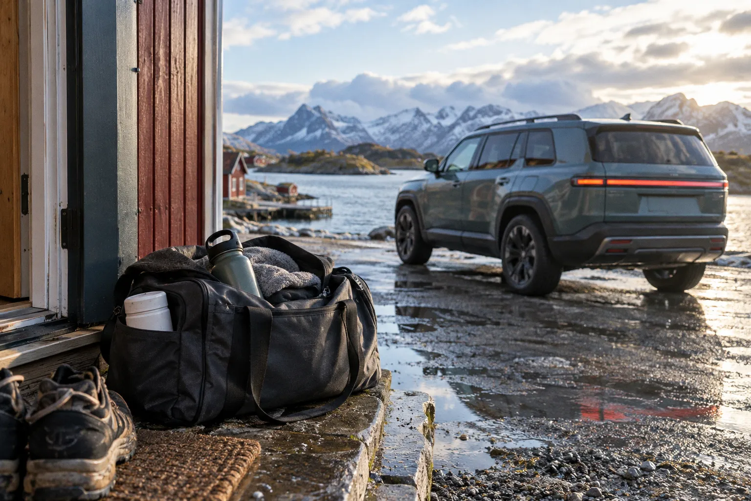 Kompakter Rivian: Das ideale Elektro-SUV für norwegische Küstenstraßen
