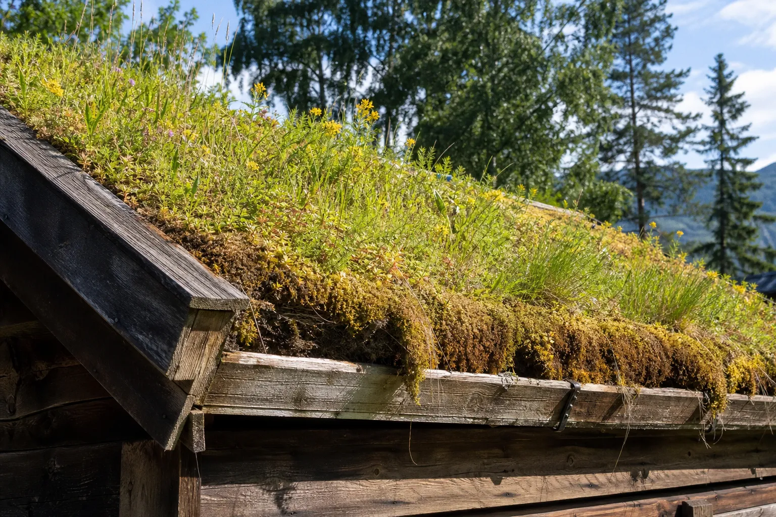 Norwegische Grasdächer: Die Technik hinter der Naturdämmung