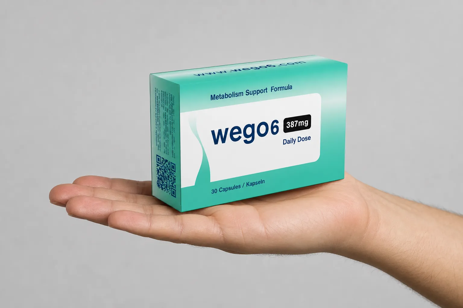 WEGO6 — Verpackung in der Hand