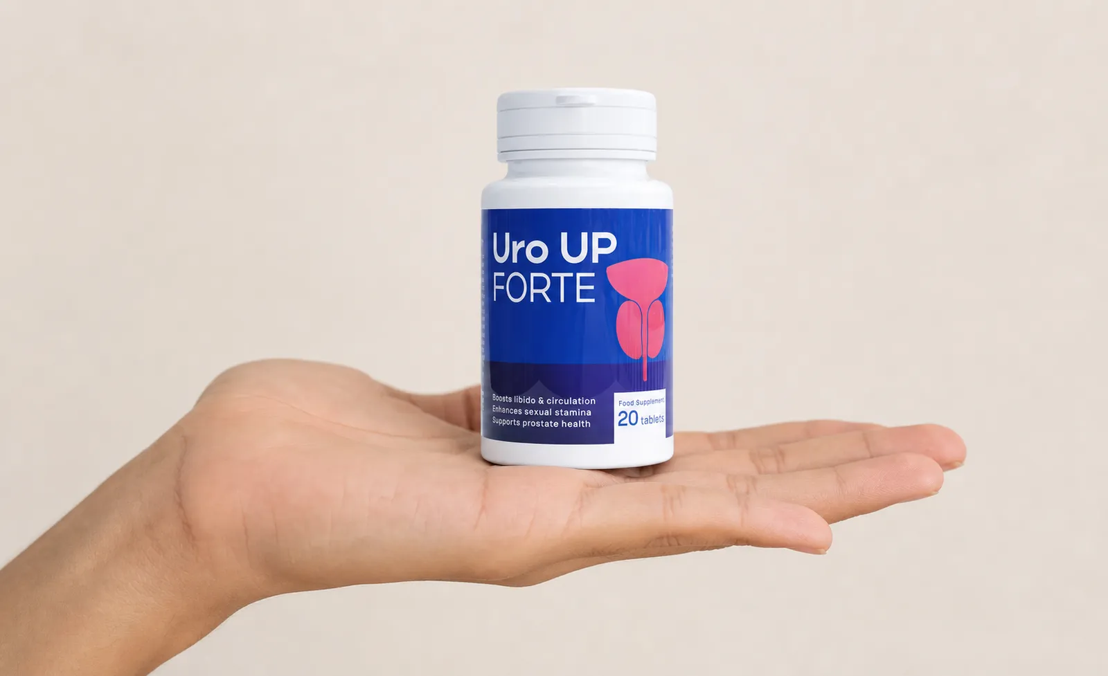 Uro Up Forte — Verpackung in der Hand