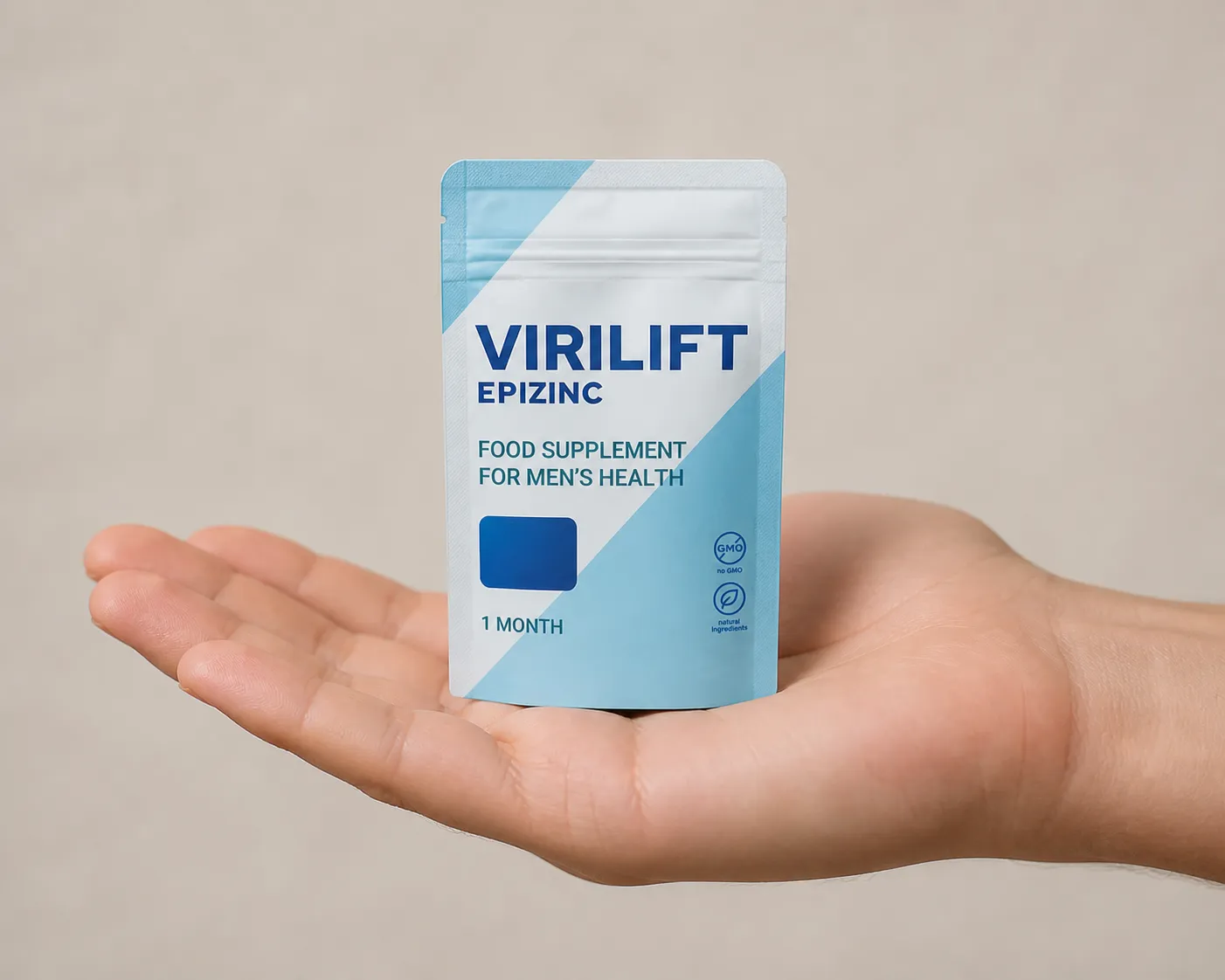 Virilift capsules for prostatitis — Verpackung in der Hand