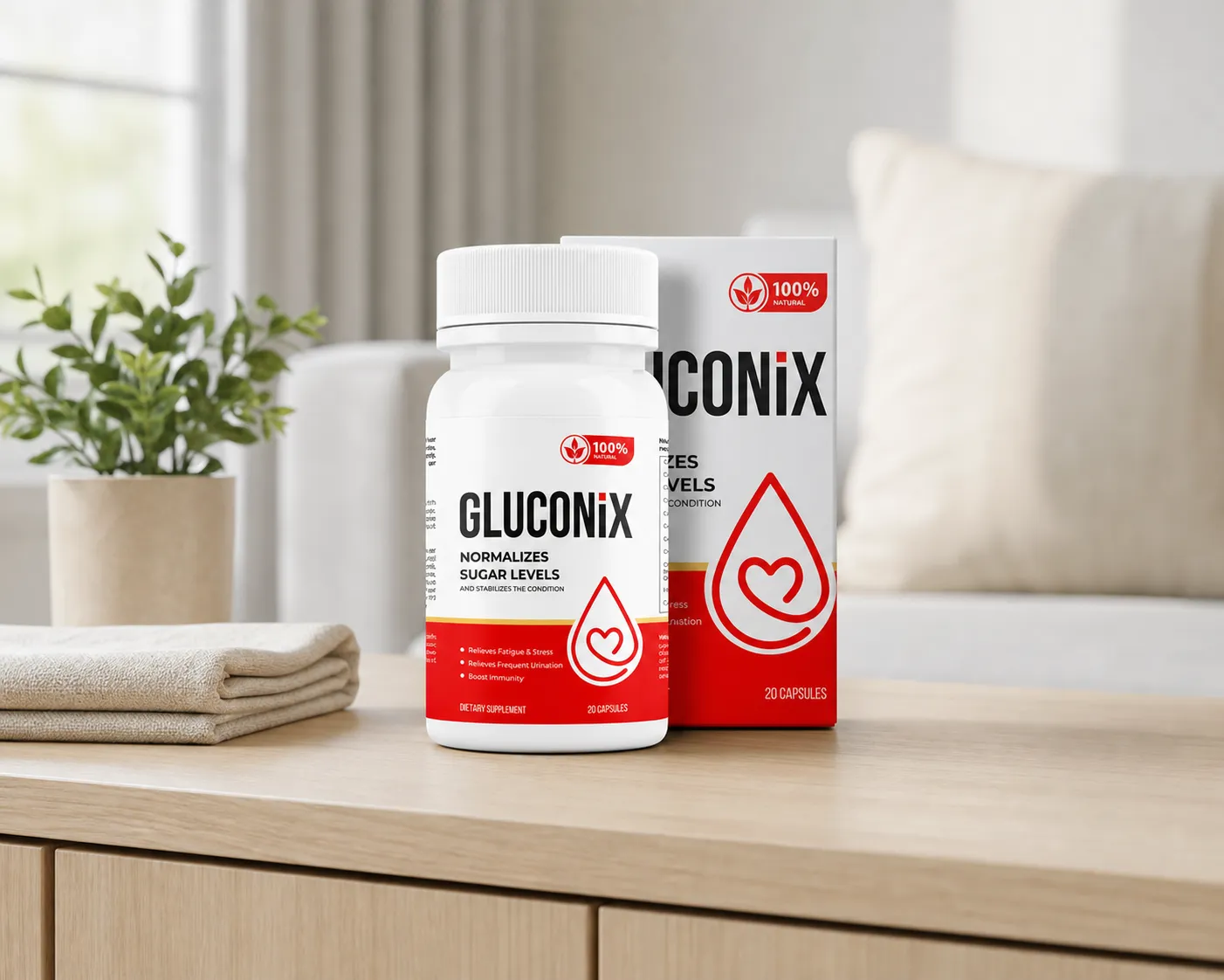Gluconix — Verpackung im Alltag