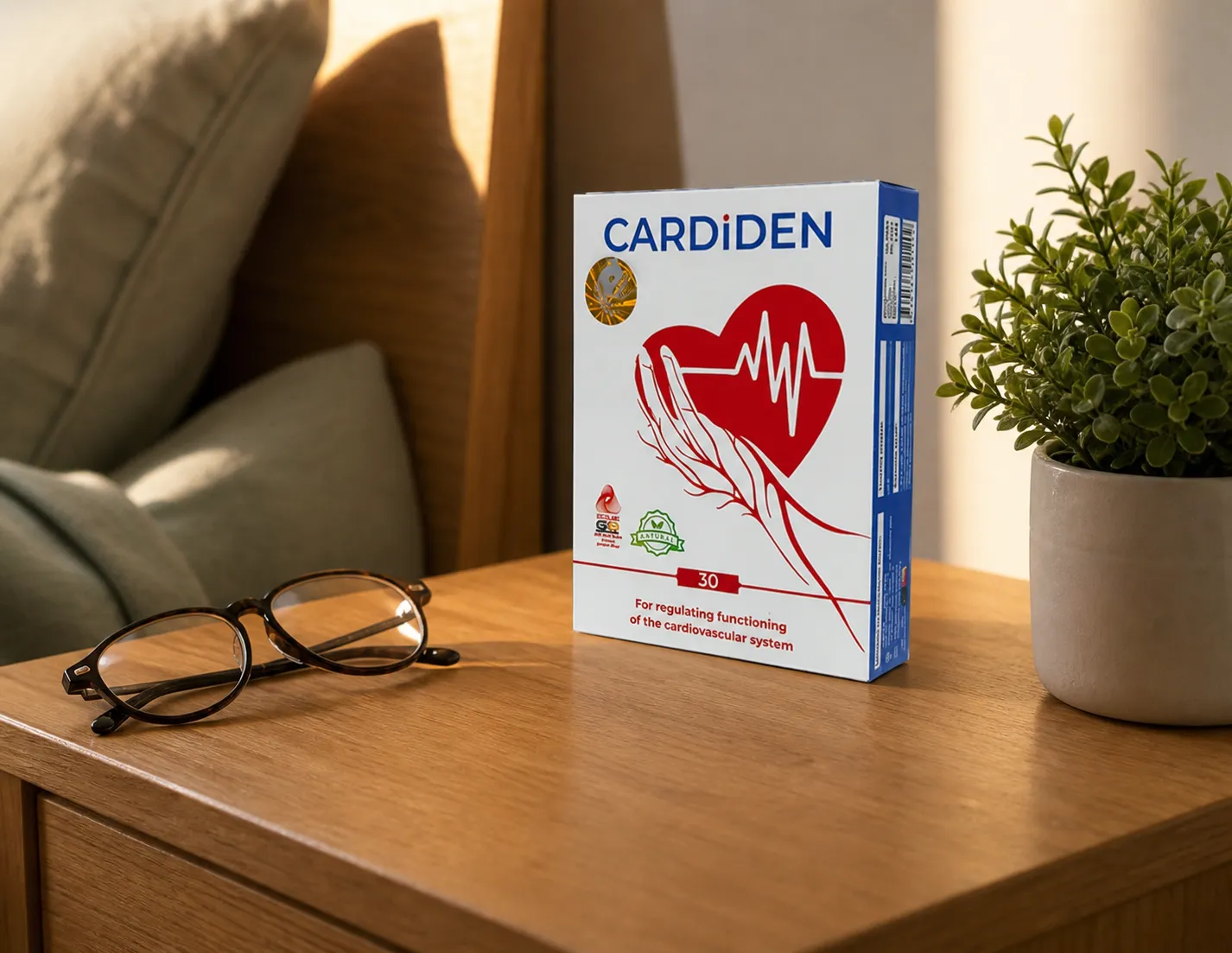 Cardiden — Verpackung im Alltag