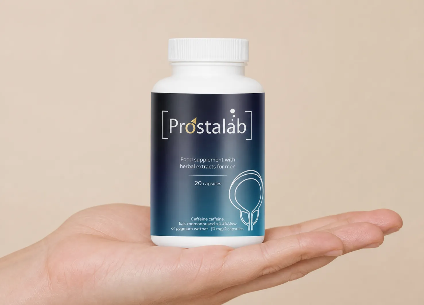 Prostalab — Verpackung in der Hand