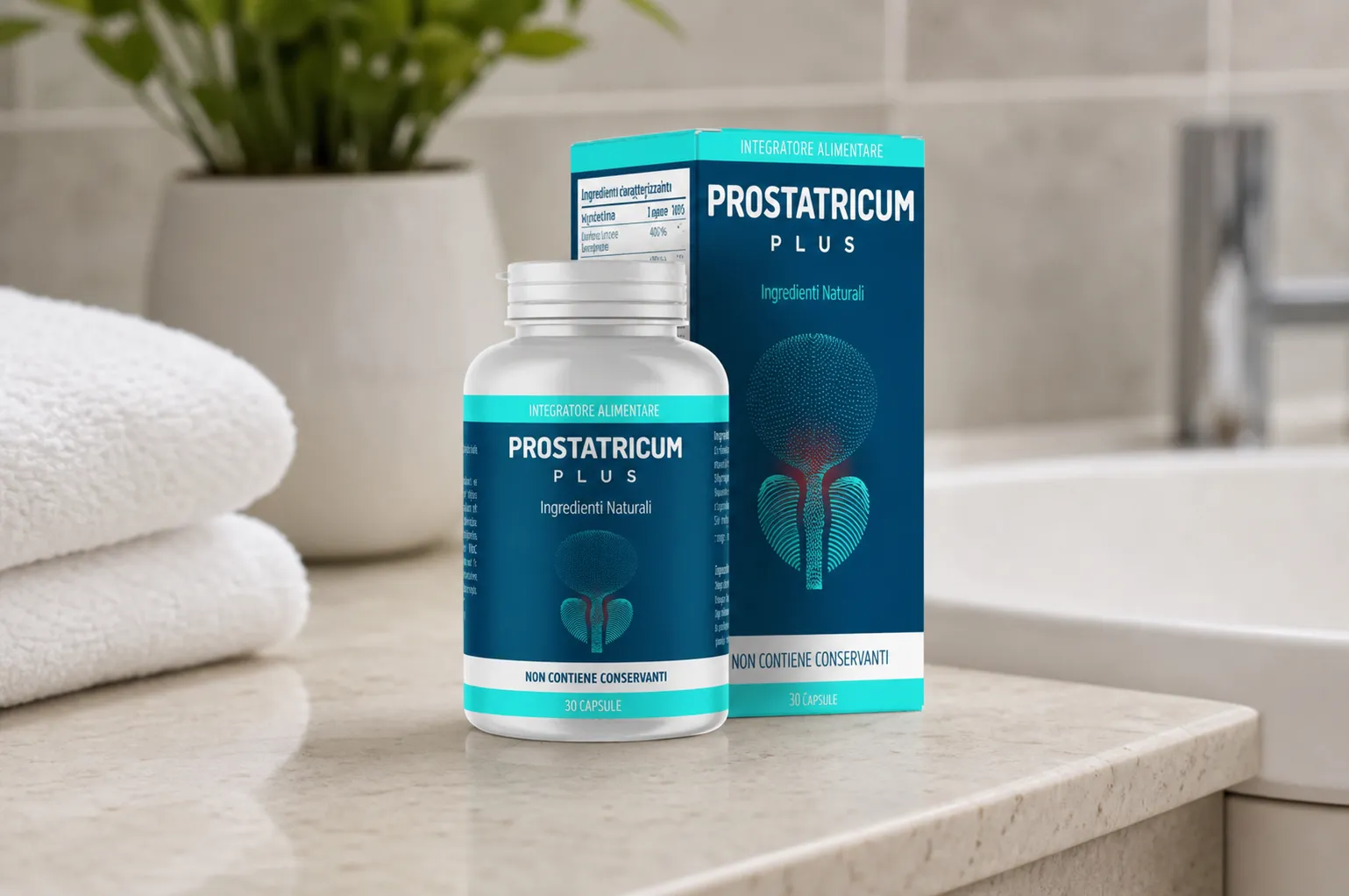 Prostatricum PLUS — Verpackung im Alltag