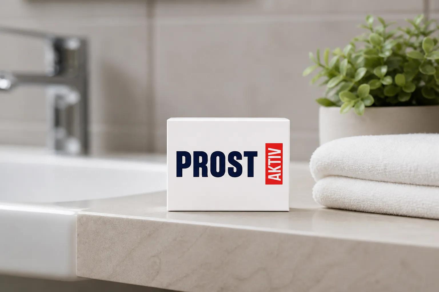 ProstaAktiv — Verpackung im Alltag