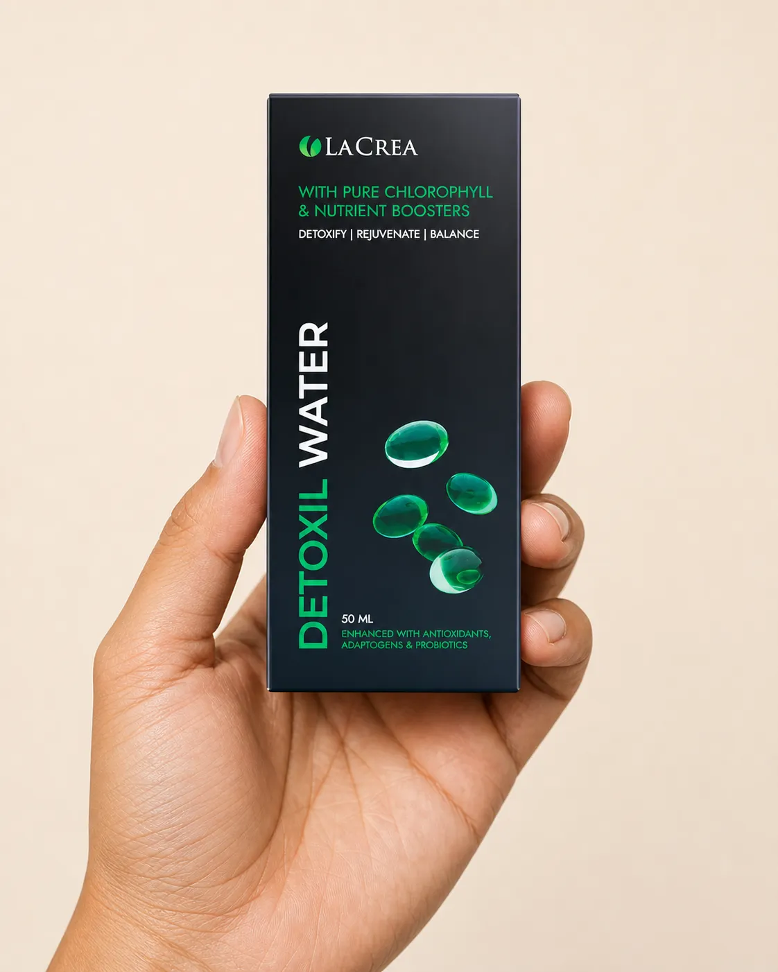 Detoxil Water Parasites — Verpackung in der Hand
