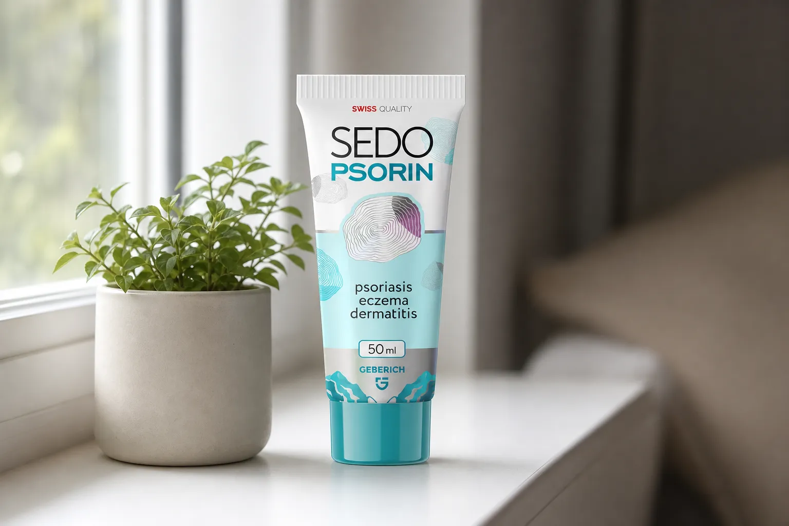 Sedopsorin — Verpackung im Alltag