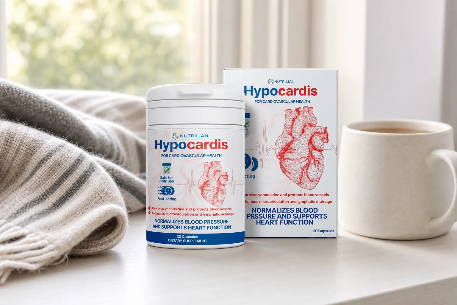 Hypocardis — Verpackung im Alltag