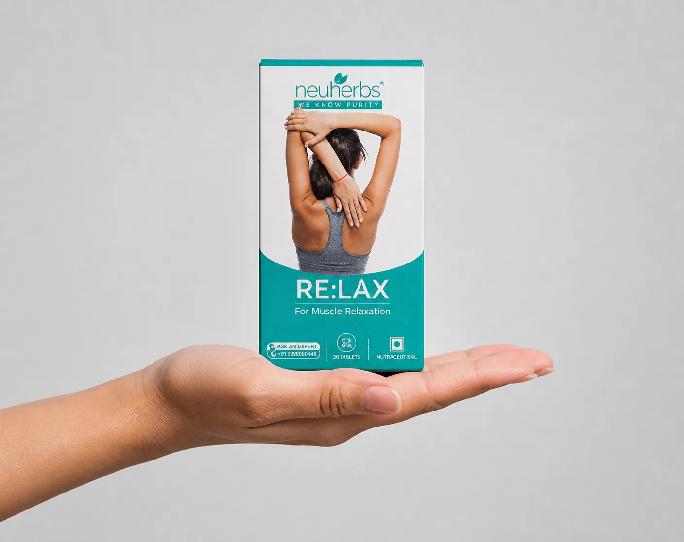 Flex Sana — Verpackung in der Hand