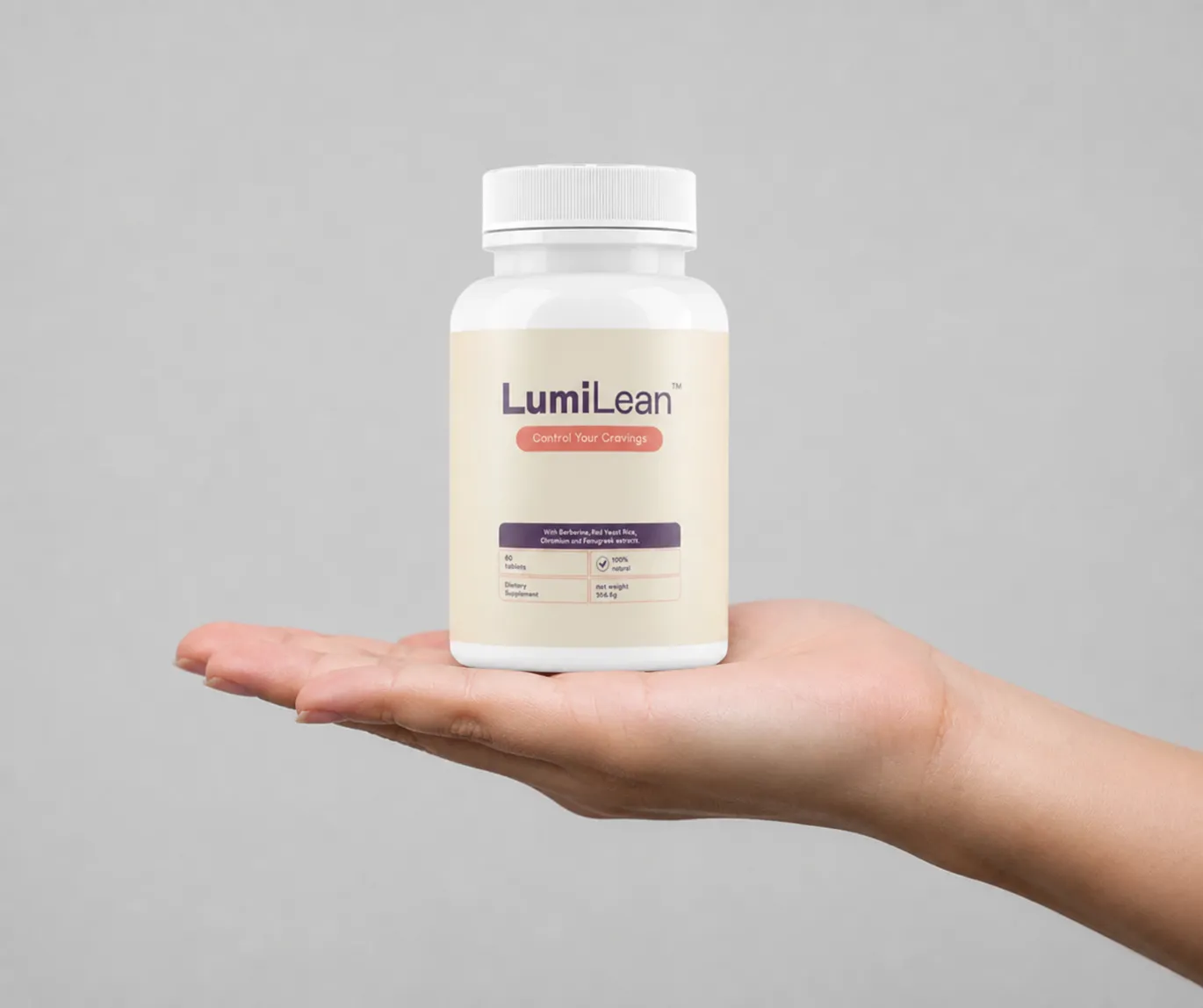 LUMILEAN — Verpackung in der Hand