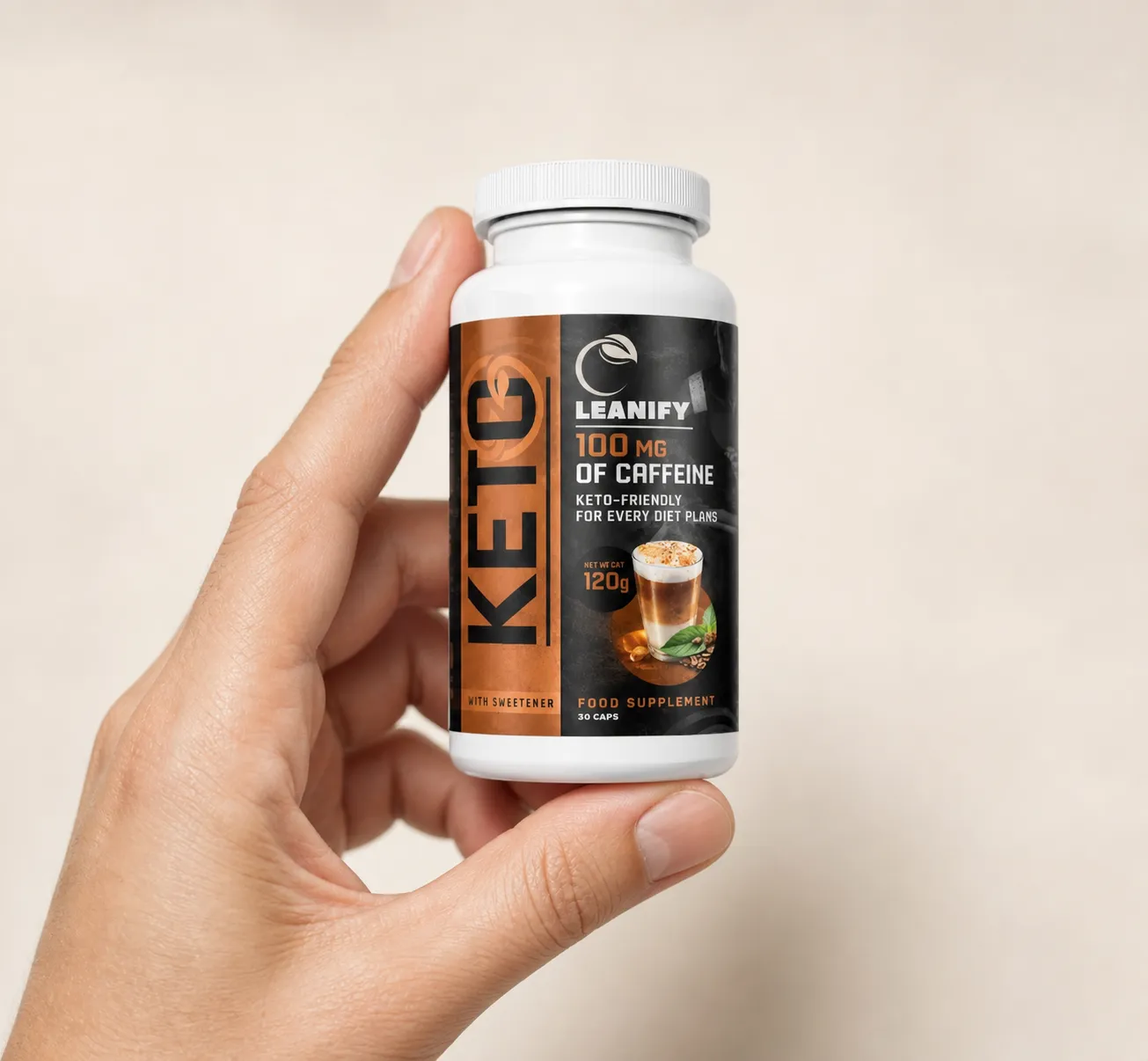 Leanify Keto — Verpackung in der Hand