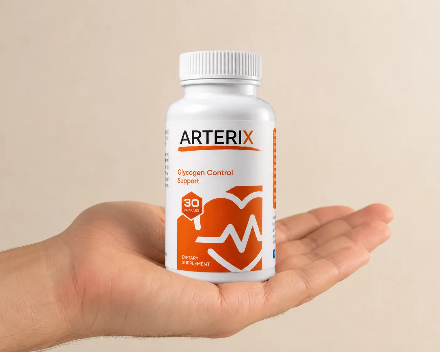 Arterix — Verpackung in der Hand