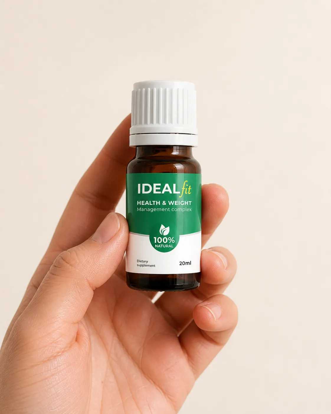 IdealFit full price + — Verpackung in der Hand