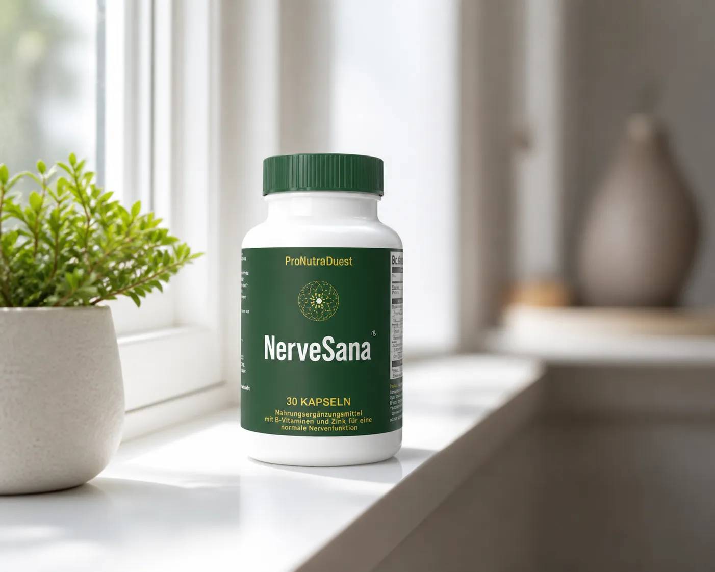 NerveSana — Verpackung im Alltag