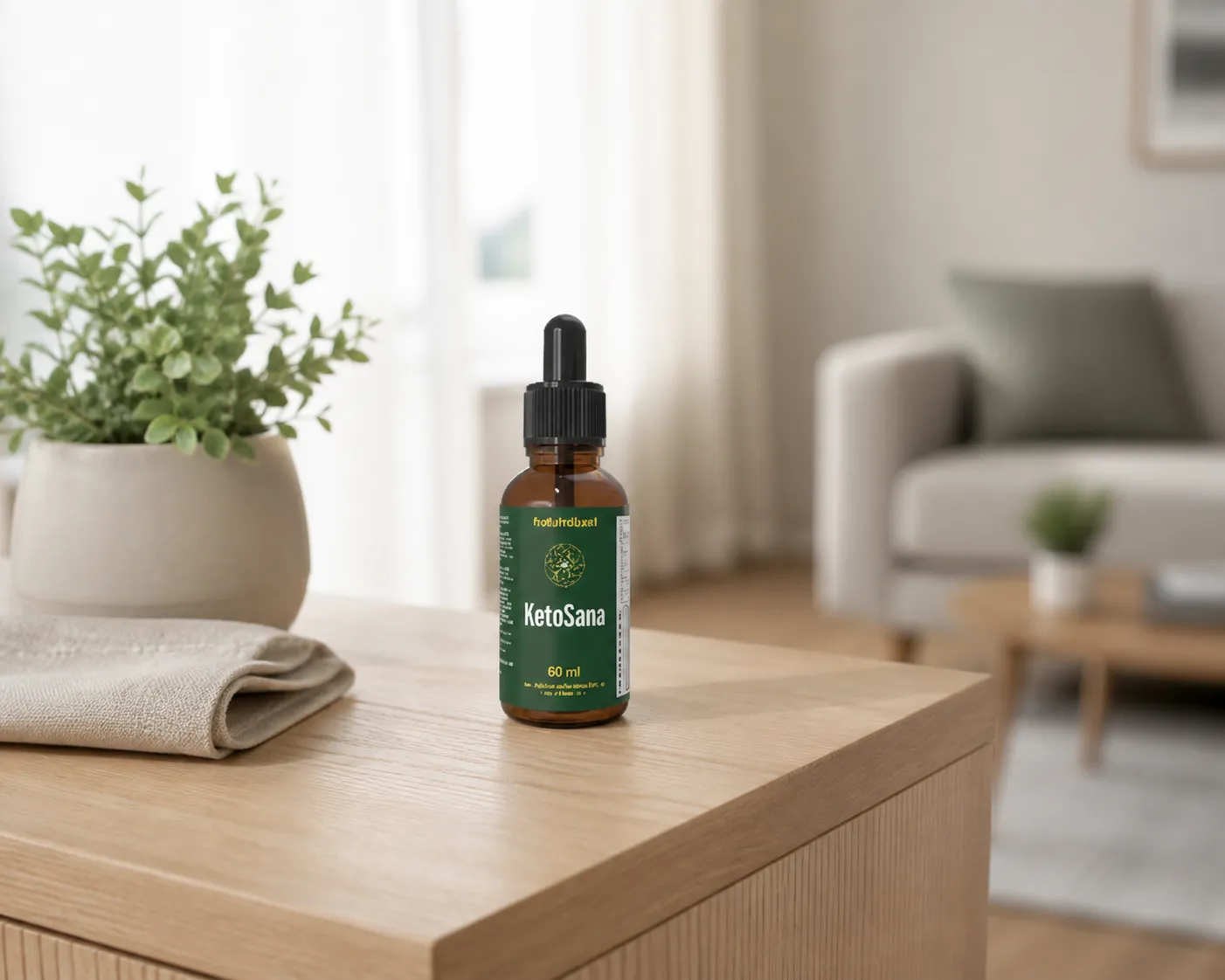 KetoSana — Verpackung im Alltag
