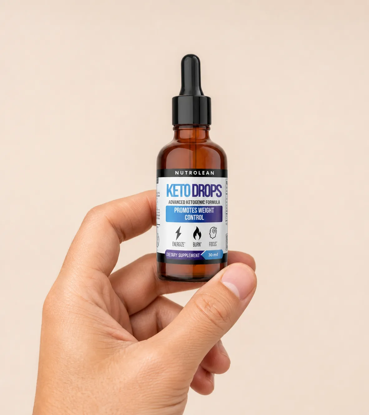 Nutrolean — Verpackung in der Hand