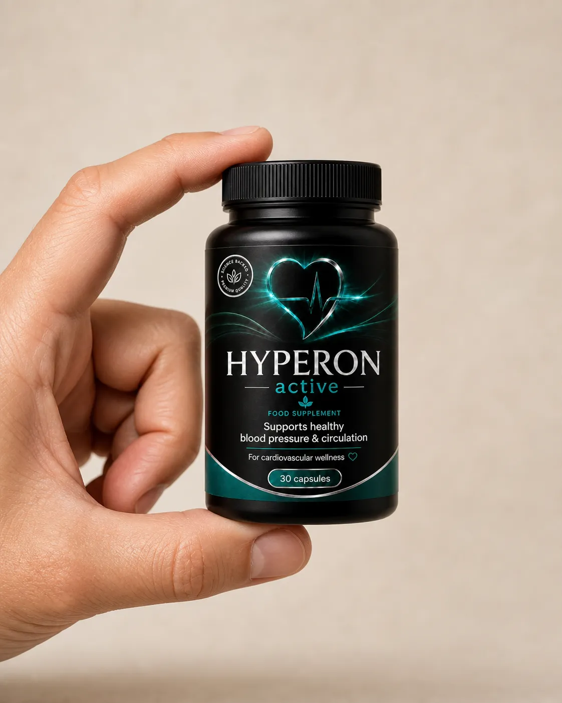Hyperon — Verpackung in der Hand