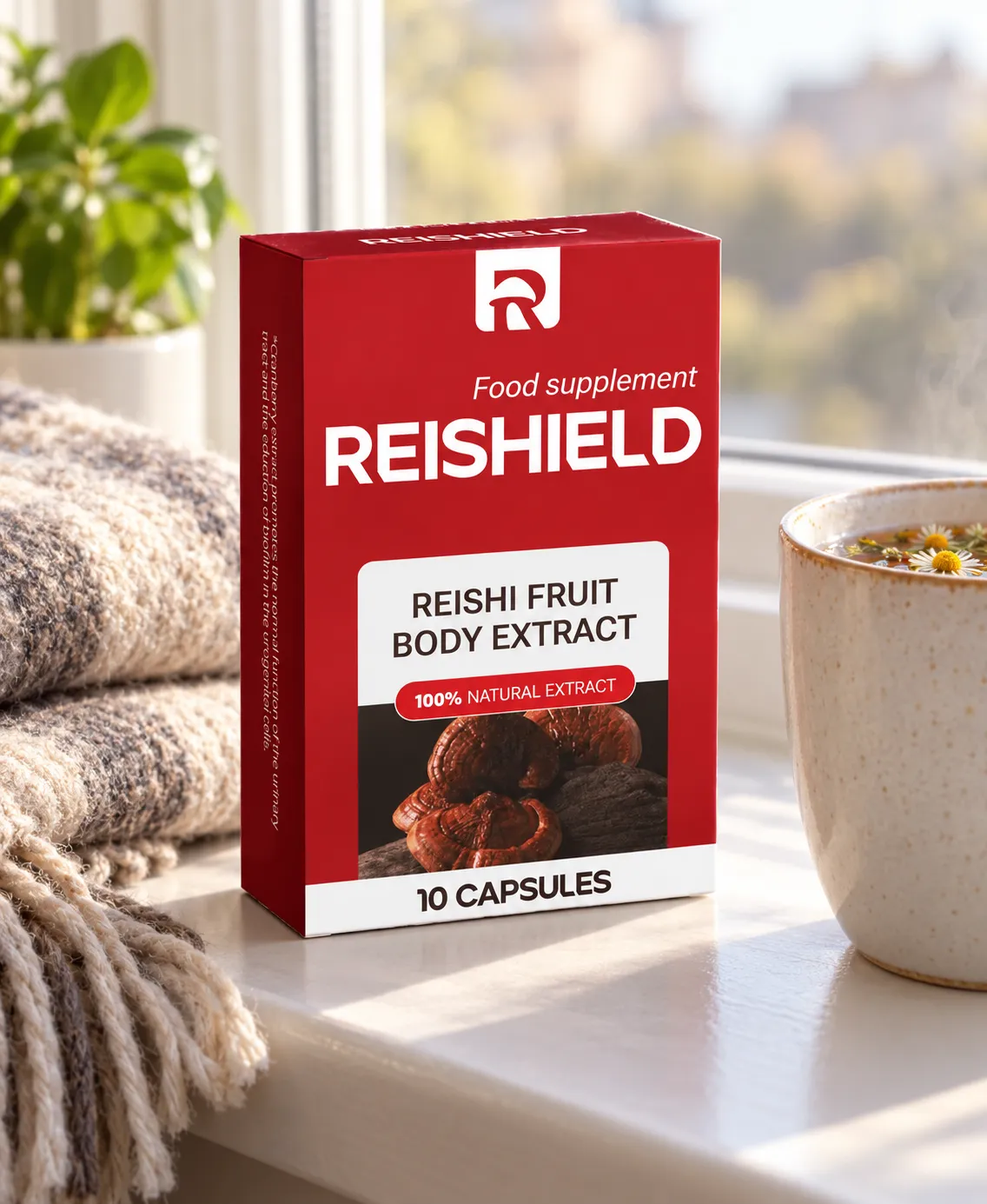 Reishield full price+ — Verpackung im Alltag