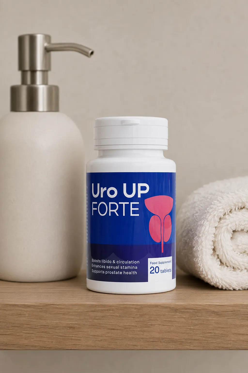 Uro UP Forte — Verpackung im Alltag