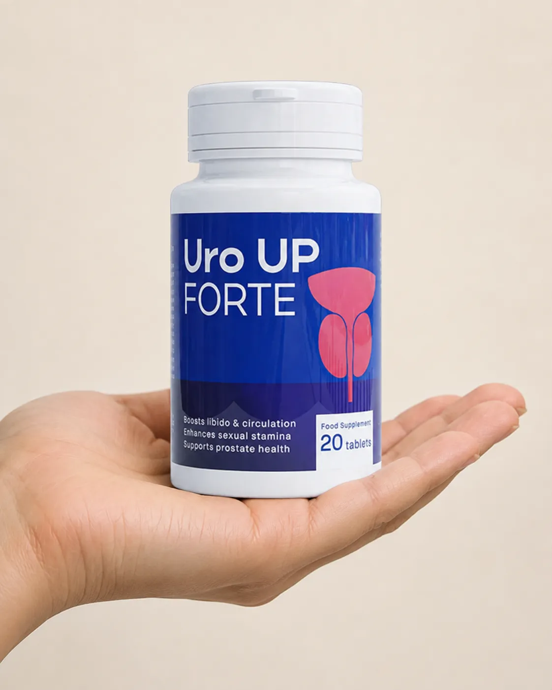 Uro UP Forte — Verpackung in der Hand