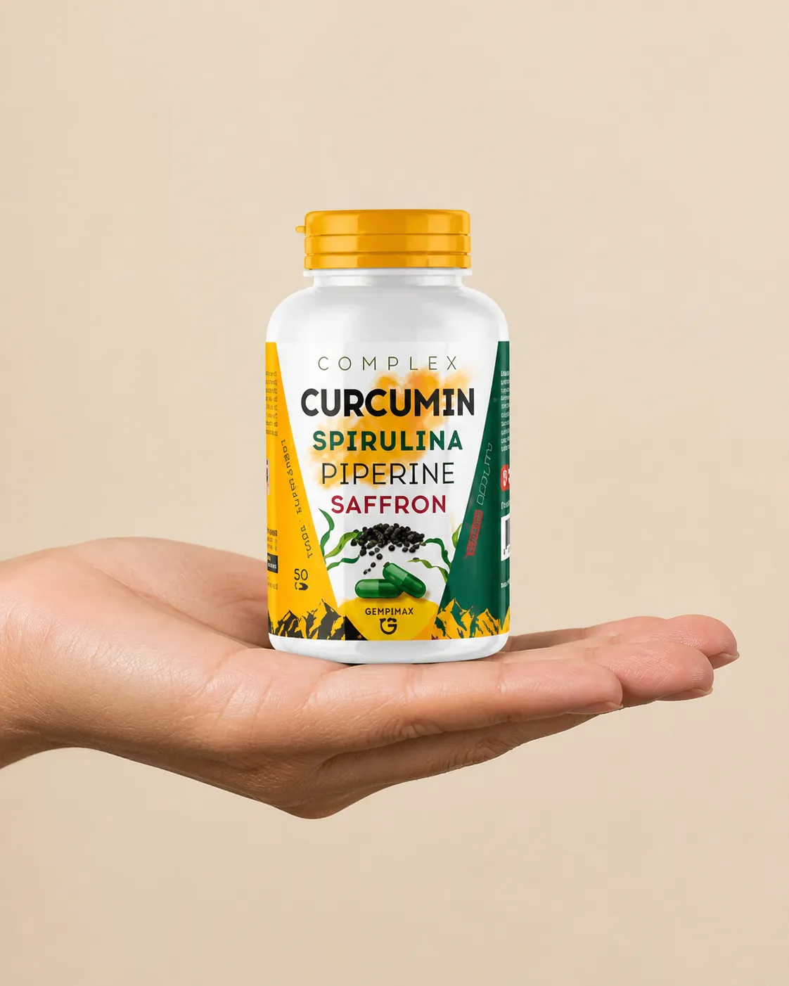 Curcuma Complex — Verpackung in der Hand
