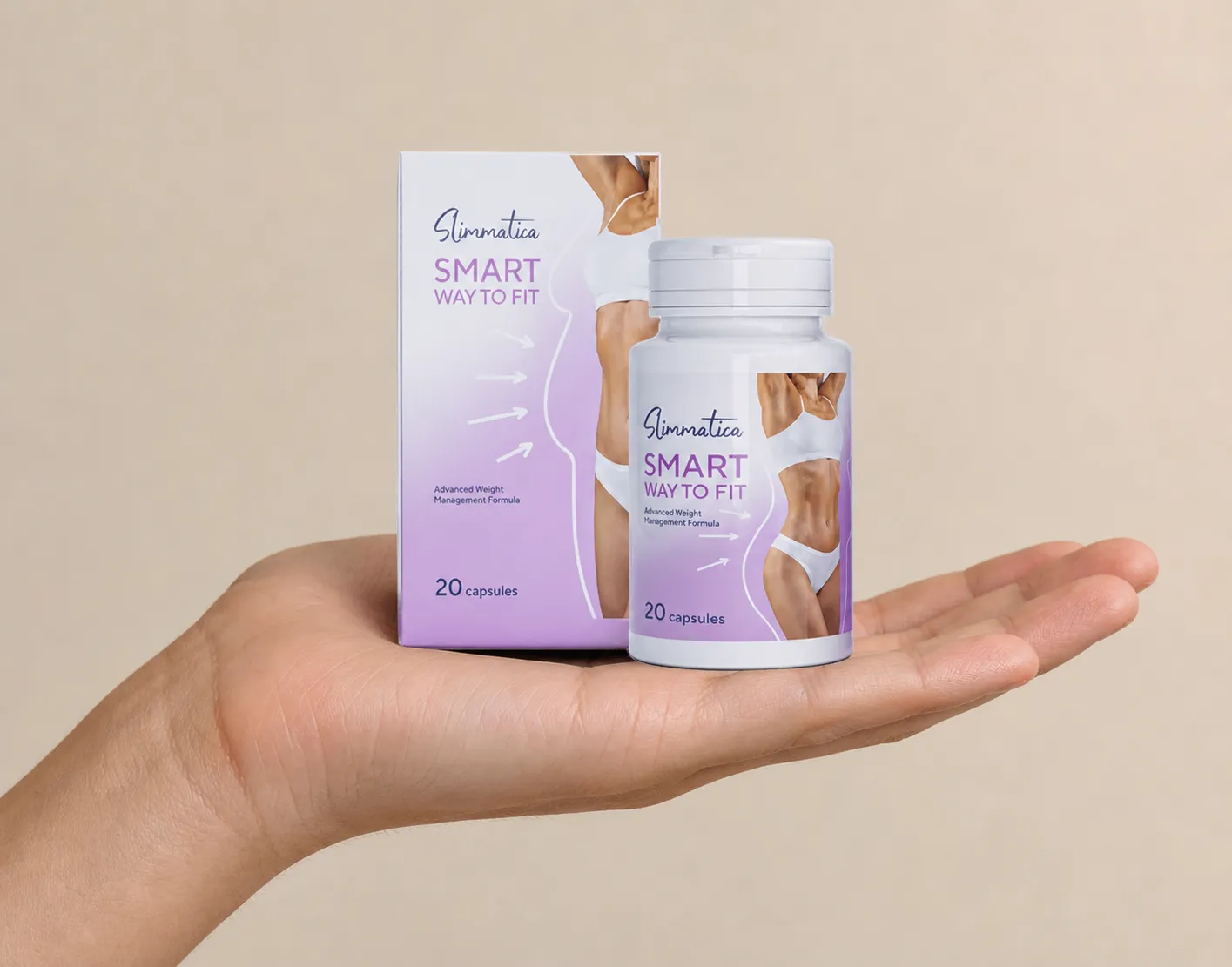 Slimmatica — Verpackung in der Hand