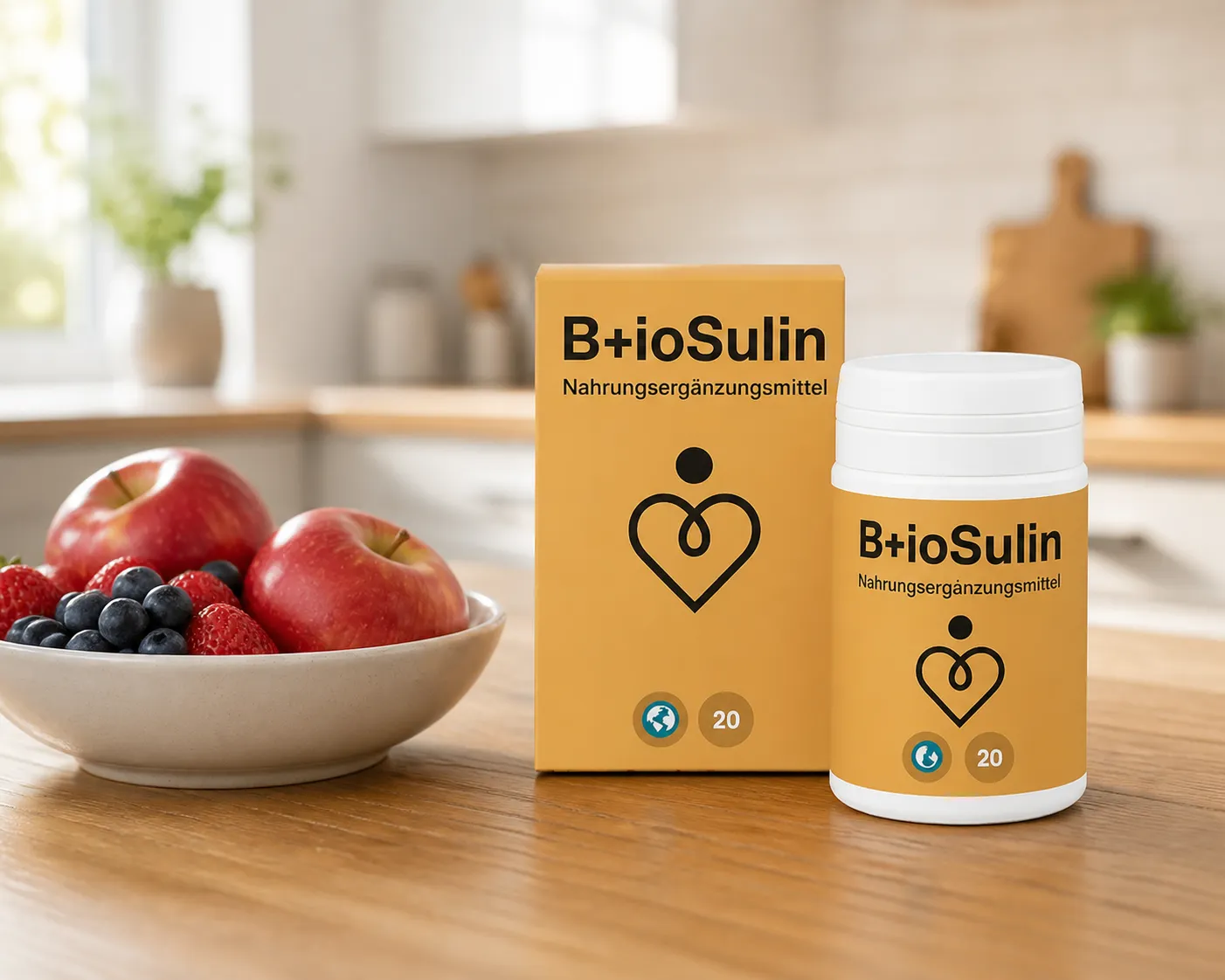 Bio+Sulin — Verpackung im Alltag