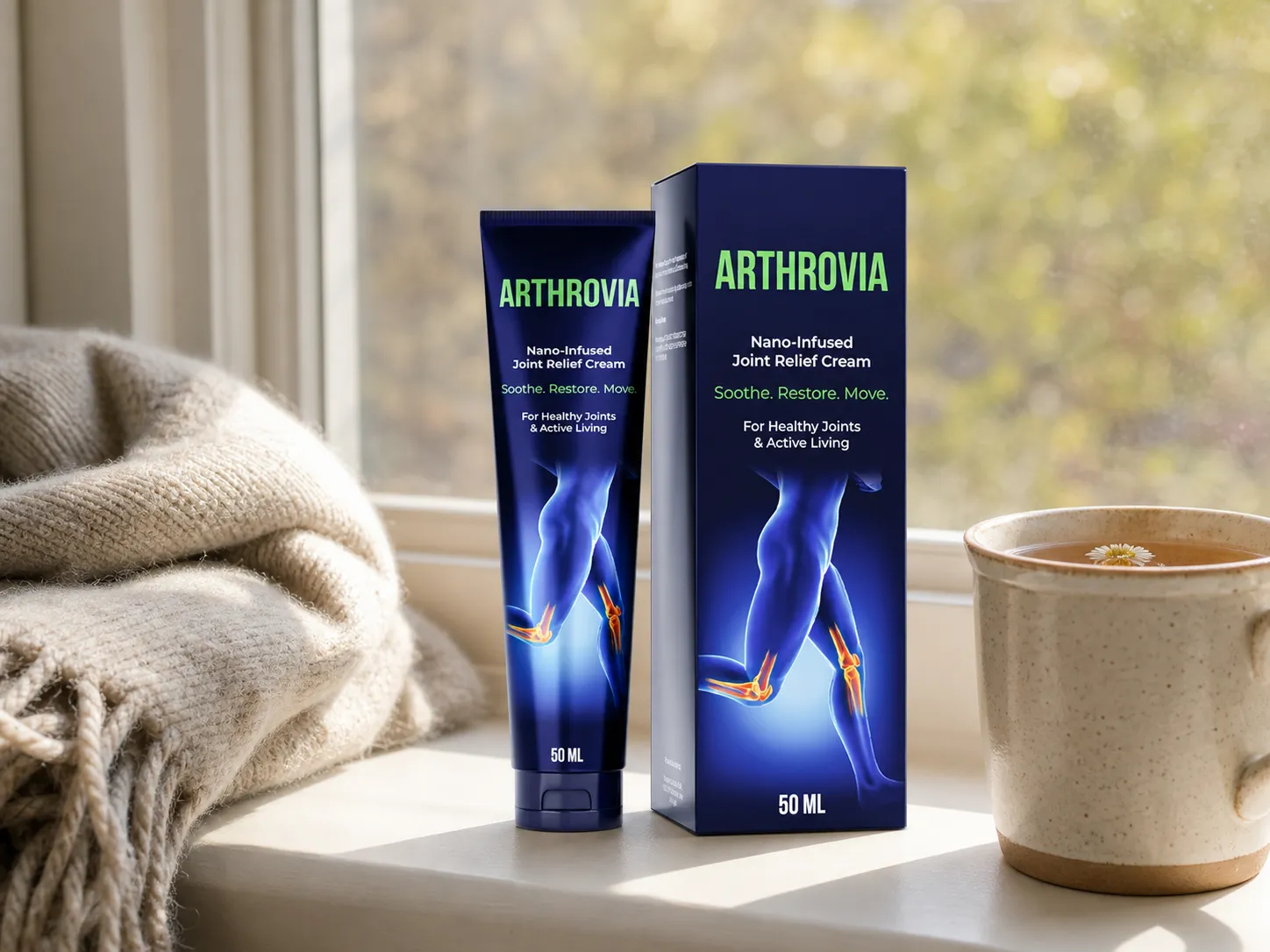 Arthrovia — Verpackung im Alltag