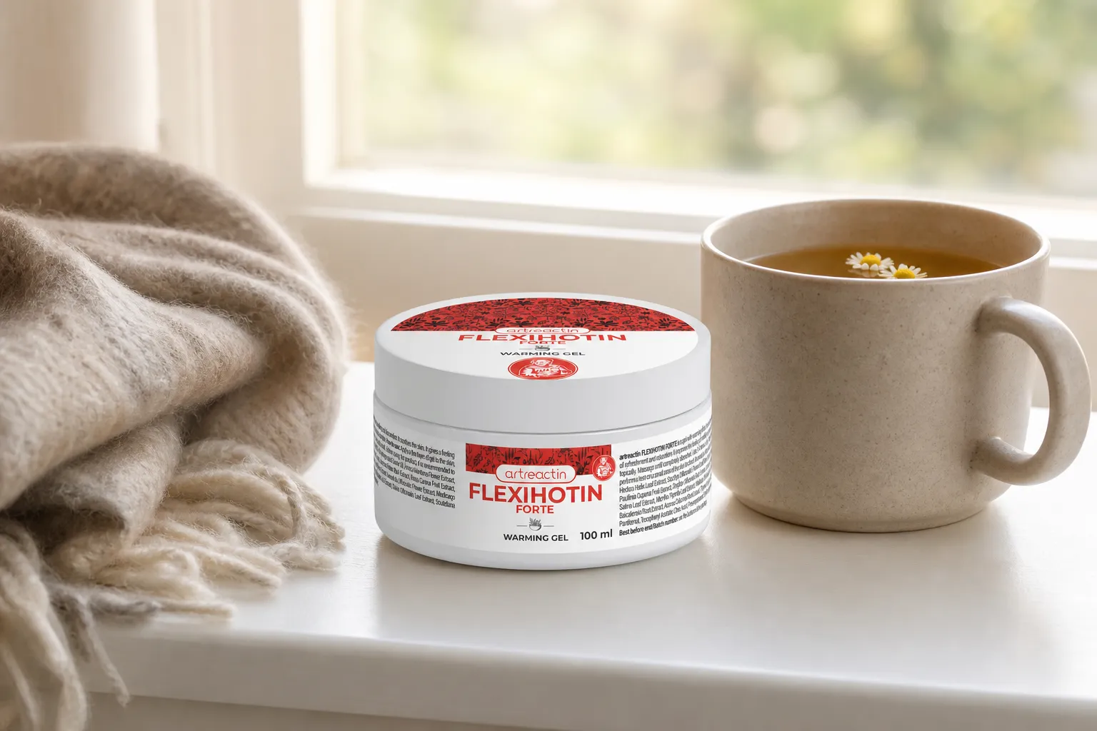 Flexihotin Forte — Verpackung im Alltag