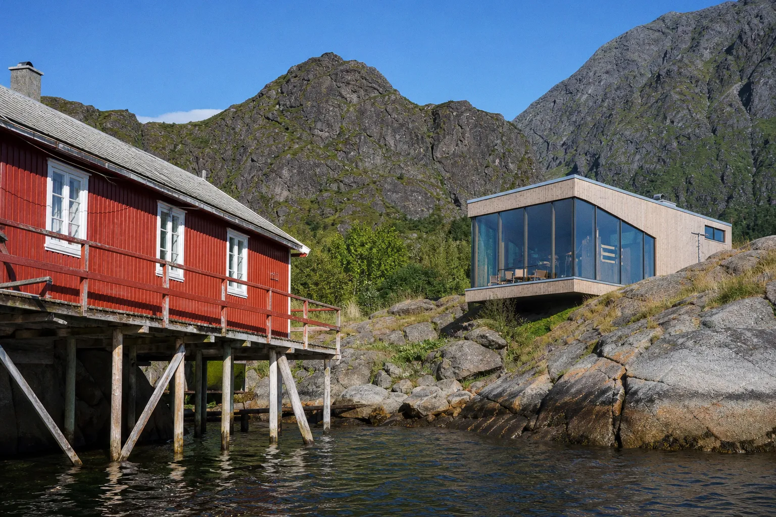 Rorbuer oder modernes Ferienhaus am Fjord: Was passt zu Ihrem Urlaub?